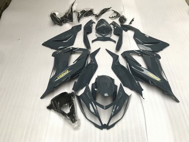 Aftermarket 2013-2018 Gloss Grey Kawasaki ZX6R Motorcycle Fairing Aftermarket 2013-2018 Gloss Grey Kawasaki ZX6R Motorcycle Fairing