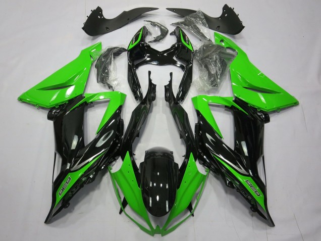 Aftermarket 2013-2018 Plain Gloss Black Green- ZX6R 13-18 Kawasaki ZX6R Motorcycle Fairing Aftermarket 2013-2018 Plain Gloss Black Green- ZX6R 13-18 Kawasaki ZX6R Motorcycle Fairing