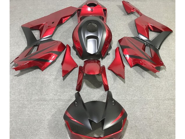 Aftermarket 2013-2020 Deep Red & Matte Black Honda CBR600RR Motorcycle Fairing Aftermarket 2013-2020 Deep Red & Matte Black Honda CBR600RR Motorcycle Fairing