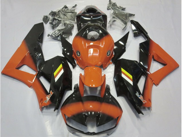 Aftermarket 2013-2020 Gloss Orange and Black Fade Honda CBR600RR Motorcycle Fairing Aftermarket 2013-2020 Gloss Orange and Black Fade Honda CBR600RR Motorcycle Fairing