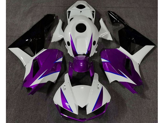 Aftermarket 2013-2020 Gloss Purple White and Blue Honda CBR600RR Motorcycle Fairing Aftermarket 2013-2020 Gloss Purple White and Blue Honda CBR600RR Motorcycle Fairing