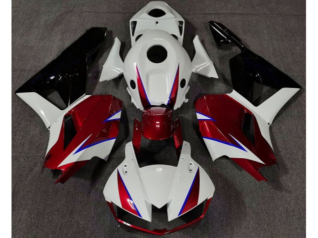 Aftermarket 2013-2020 Gloss Red White and Blue Honda CBR600RR Motorcycle Fairing