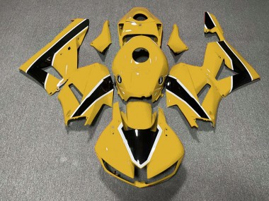Aftermarket 2013-2020 Gloss Yellow and Black Honda CBR600RR Motorcycle Fairing