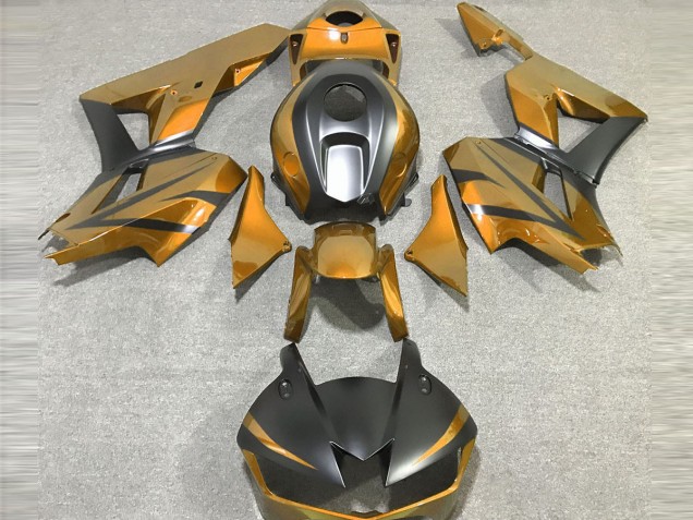 Aftermarket 2013-2020 Gold and Matte Black Honda CBR600RR Motorcycle Fairing Aftermarket 2013-2020 Gold and Matte Black Honda CBR600RR Motorcycle Fairing