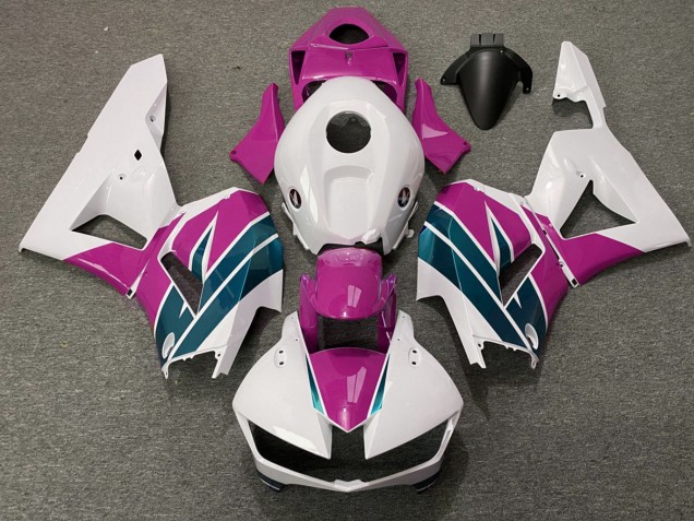 Aftermarket 2013-2020 Pink and Emerald Gloss Honda CBR600RR Motorcycle Fairing