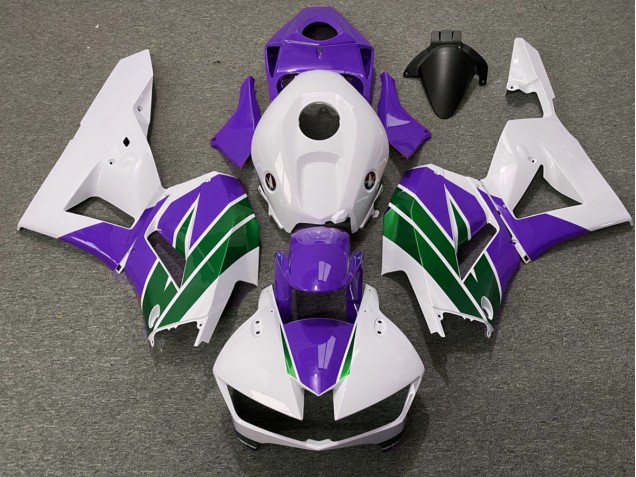 Aftermarket 2013-2020 Purple and Green Gloss Honda CBR600RR Motorcycle Fairing Aftermarket 2013-2020 Purple and Green Gloss Honda CBR600RR Motorcycle Fairing