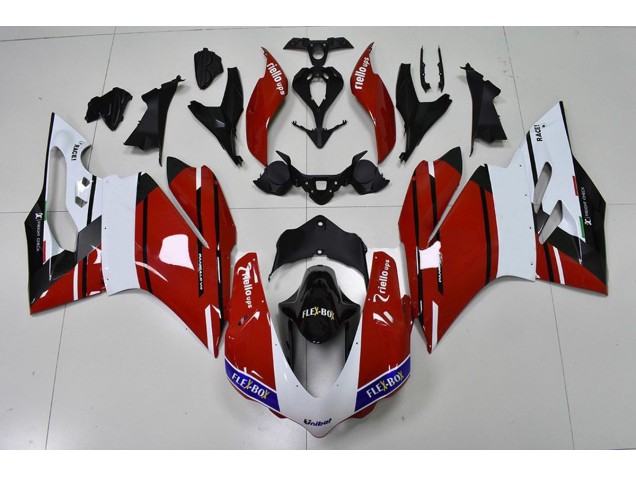 Aftermarket 2015-2017 Red and White Ducati 959 1299 Motorcycle Fairing Aftermarket 2015-2017 Red and White Ducati 959 1299 Motorcycle Fairing
