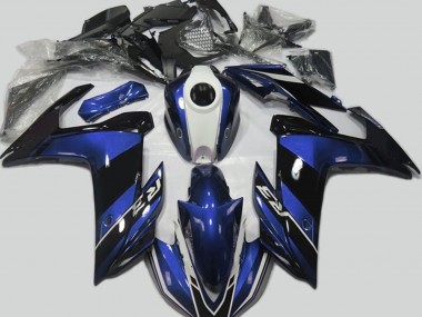 Aftermarket 2015-2018 Blue and Gloss Black Yamaha R3 Motorcycle Fairing