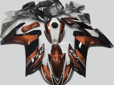 Aftermarket 2015-2018 Orange and Gloss Black Yamaha R3 Motorcycle Fairing
