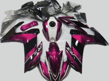 Aftermarket 2015-2018 Pink and Gloss Black Yamaha R3 Motorcycle Fairing