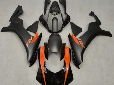 Aftermarket 2015-2019 Matte Black & Orange Yamaha R1 Motorcycle Fairing