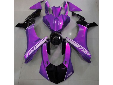 Aftermarket 2015-2019 Mood Purple and Black Yamaha R1 Motorcycle Fairing