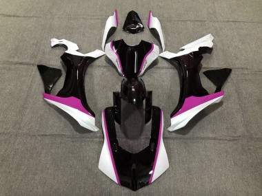 Aftermarket 2015-2019 Pink Black and White Yamaha R1 Motorcycle Fairing