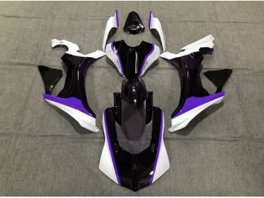Aftermarket 2015-2019 Purple Black and White Yamaha R1 Motorcycle Fairing