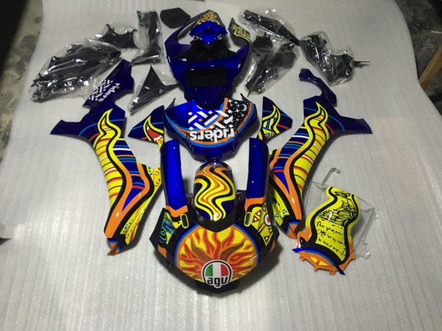 Aftermarket 2015-2019 Tribal Design Yamaha R1 Motorcycle Fairing