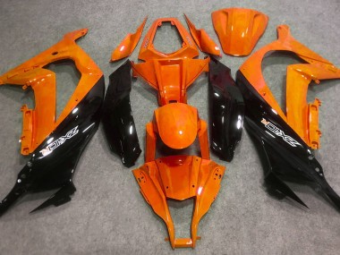 Aftermarket 2016-2019 Gloss Orange and Black Kawasaki ZX10R Motorcycle Fairing