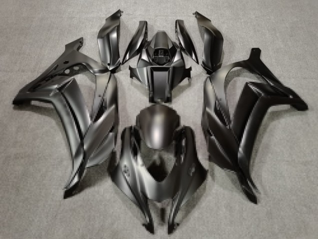 Aftermarket 2016-2019 Matte Metal Silver Kawasaki ZX10R Motorcycle Fairing Aftermarket 2016-2019 Matte Metal Silver Kawasaki ZX10R Motorcycle Fairing