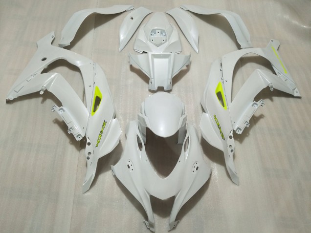 Aftermarket 2016-2019 Pearl White Kawasaki ZX10R Motorcycle Fairing Aftermarket 2016-2019 Pearl White Kawasaki ZX10R Motorcycle Fairing
