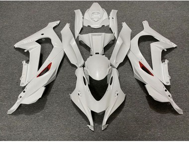 Aftermarket 2016-2019 Pearl White Red Trim Kawasaki ZX10R Motorcycle Fairing