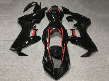 Aftermarket 2017-2019 Gloss Black W Red Lining Honda CBR1000RR Motorcycle Fairing