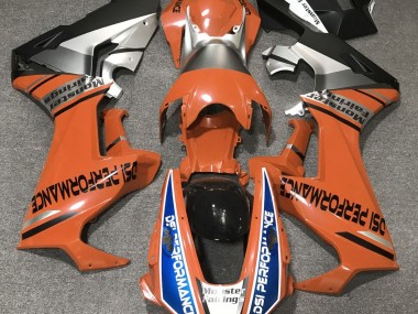 Aftermarket 2017-2019 Gloss Orange & Blue Honda CBR1000RR Motorcycle Fairing
