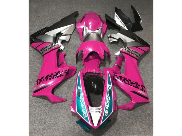 Aftermarket 2017-2019 Gloss Pink & Light Blue Honda CBR1000RR Motorcycle Fairing Aftermarket 2017-2019 Gloss Pink & Light Blue Honda CBR1000RR Motorcycle Fairing