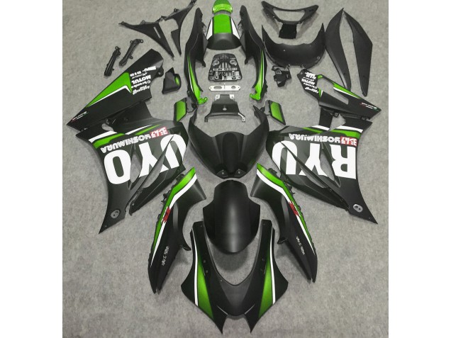 Aftermarket 2017-2019 Matte Black & Green Suzuki GSXR 1000 Motorcycle Fairing Aftermarket 2017-2019 Matte Black & Green Suzuki GSXR 1000 Motorcycle Fairing