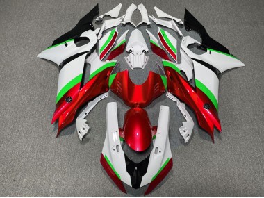 Aftermarket 2017-2019 Red and Green Gloss Yamaha R6 Motorcycle Fairing