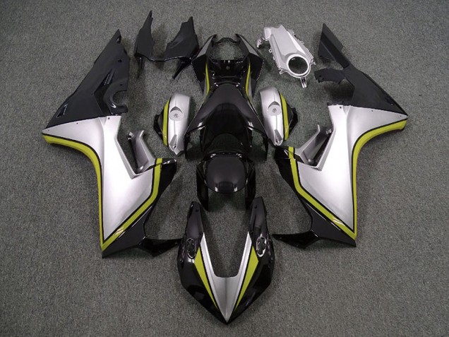 Aftermarket 2017-2019 Silver and Black & Yellow Honda CBR1000RR Motorcycle Fairing