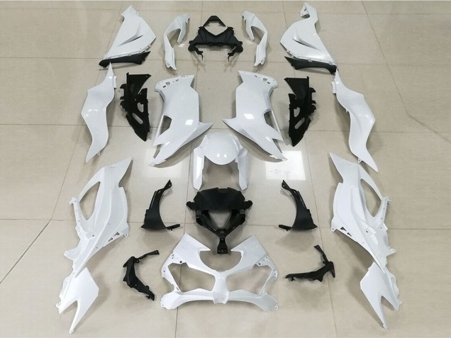Aftermarket 2019-2020 Gloss White Kawasaki ZX6R Motorcycle Fairing Aftermarket 2019-2020 Gloss White Kawasaki ZX6R Motorcycle Fairing
