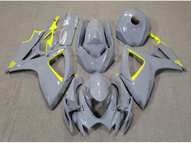 Aftermarket 2006-2007 Nardo / High Viz Yellow Suzuki GSXR 600-750 Motorcycle Fairing Aftermarket 2006-2007 Nardo / High Viz Yellow Suzuki GSXR 600-750 Motorcycle Fairing